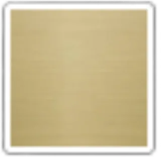 Brushed brass finish swatch
